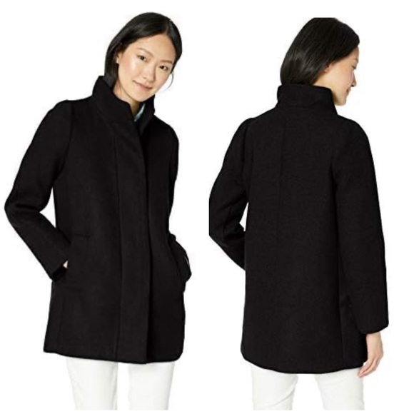 J Crew Mercantile Wool City Wool Blend Coat Jacket in Black Plus Size 18 - Picture 16 of 16